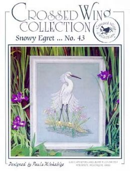 Crossed Wing Collection - Snowy Egret 