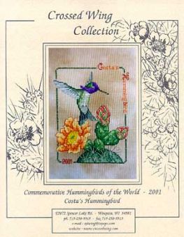 Crossed Wing Collection - Costa's Hummingbird 2001 