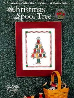 Sue Hillis Designs - Christmas Spool Tree (w/charms) 