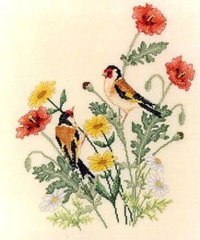 Crossed Wing Collection - European Goldfinches 