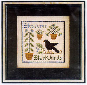 Little House Needleworks - Blossoms & Blackbirds 
