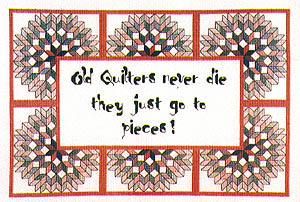 Xs And Ohs - Quilted Quips II (Old Quilters) 
