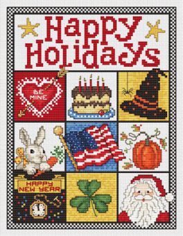 Sue Hillis Designs - Happy Holidays 