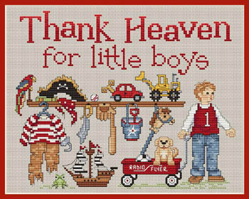 Sue Hillis Designs - Thank Heaven For Little Boys 