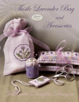 Jeannette Douglas Designs - Thistle Lavender Bag 