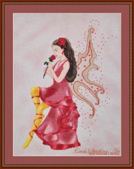 Cross Stitching Art - Rose Fairy 
