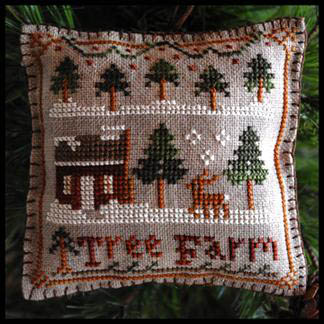Little House Needleworks - 2012 Ornament 2-Tree Farm 