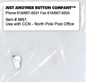 Just Another Button Company - Santa's Village 3-North Pole Button 