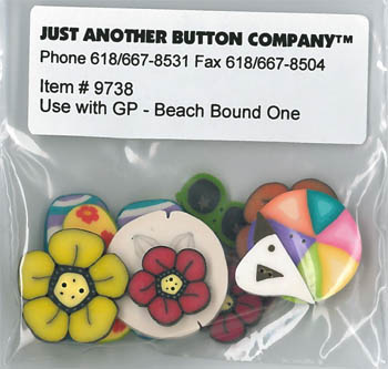 Just Another Button Company - Beach Bound One Button Pk 