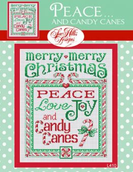 Sue Hillis Designs - Peace And Candy Canes 