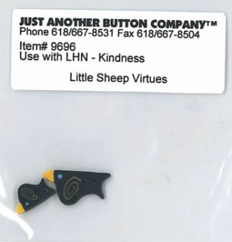 Just Another Button Company - Little Sheep Virtues 10-Kindness Btn Pk (9696.G) 