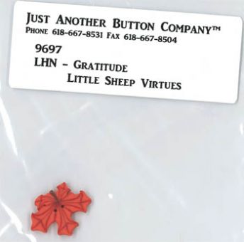Just Another Button Company - Little Sheep Virtues 11-Gratitude Btn Pk 