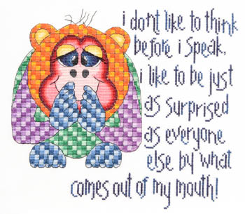 MarNic Designs - Little Chuckles-No Thinking Before I Speak 