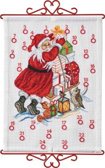 Permin Of Copenhagen -  Santa & Presents Advent Calendar 
