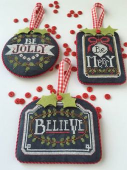 Hands On Design - Chalkboard Ornaments - Christmas Collection Part 1 