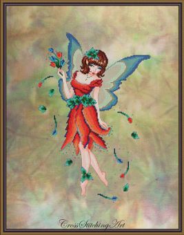 Cross Stitching Art - Anneke - The Tulip Fairy 