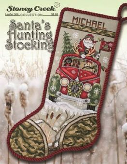 Stoney Creek Collection - Santa's Hunting Stocking 