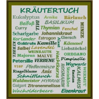 Kreuzstich-Insider - Kräutertuch 