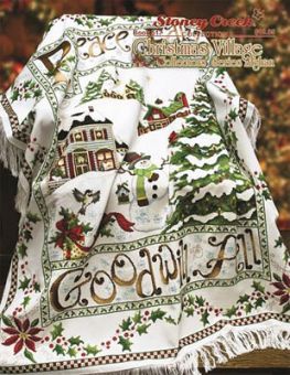 Stoney Creek Collection - V Christmas Village Collectors' Series Afghan 