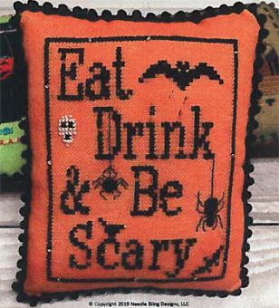 Needle Bling Designs - Eat Drink & Be Scary 