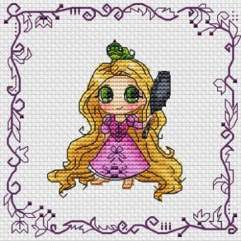 Les Petites Croix De Lucie - Baby Princess Rapunzel 