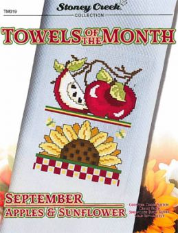 Stoney Creek Collection - Towels Of The Month - September Apples & Sunflower (TM019) 