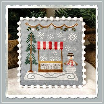 Country Cottage Needleworks - Snow Village 3 - Snowflake Stand 