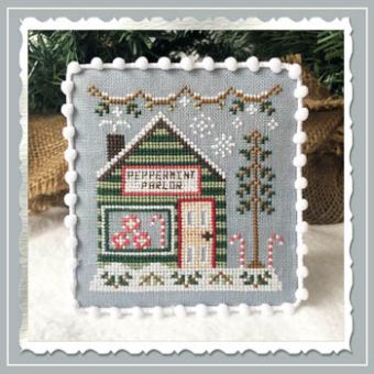 Country Cottage Needleworks - Snow Village 4 - Peppermint Parlor 
