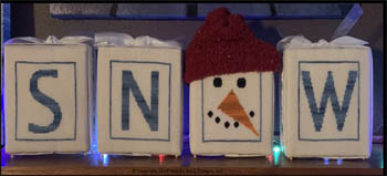 Needle Bling Designs - Frosty's Snow 