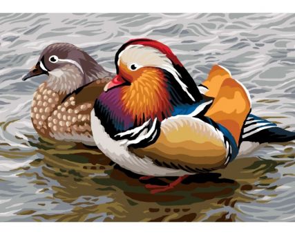 Diamond Embroidery/ Diamond Painting - Mandarin ducks 