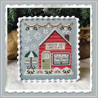 Country Cottage Needleworks - Snow Village 5 - Frozen Hot Chocolate Shop 