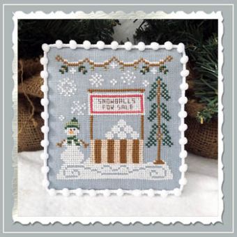 Country Cottage Needleworks - Snow Village 8 - Snowball Stand 