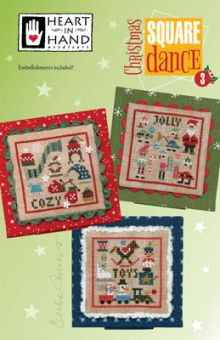 Heart In Hand Needleart - Christmas Square Dance 3 