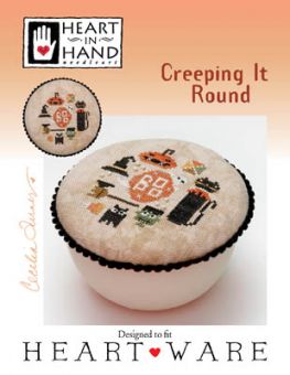 Heart In Hand Needleart - Creeping It Round (w/embellishments) 