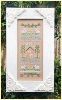 Country Cottage Needleworks - Sampler Of The Month - April 