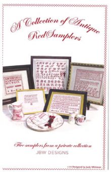 JBW Designs - Collection Of Antique Red Samplers 