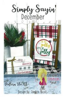 Little Stitch Girl - Simply Sayin' December 
