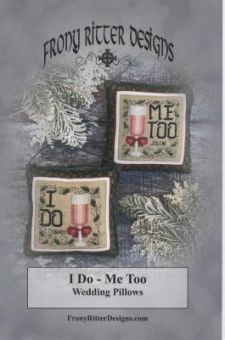 Frony Ritter Designs - I Do - Me Too Wedding Pillows 