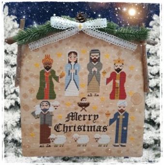 Fairy Wool In The Wood - Nativity 2022 (w/gold star charm) 