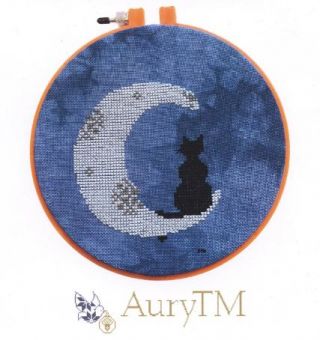 AuryTM Designs - 1 Cat And A Moon 