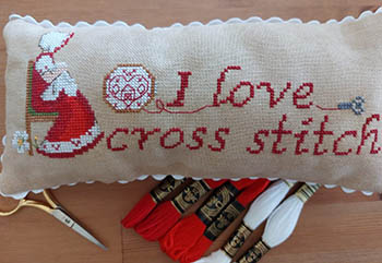 Serenita Di Campagna - I Love Cross Stitch Pillow 