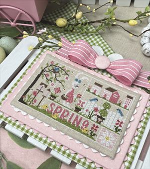 Primrose Cottage Stitches - Seasonal Samplings - Spring 