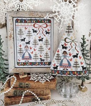 Hello From Liz Mathews - Eighth Day Of Christmas Sampler And Tree 