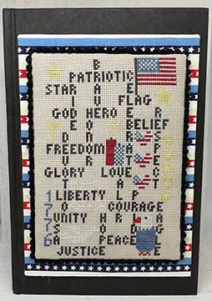 SamBrie Stitches Designs - Words To Live By - Patriotic Edition 