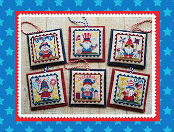 Waxing Moon Designs - Patriotic Gnome Littles 