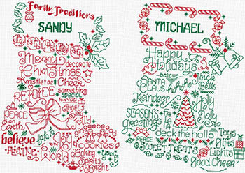 Imaginating - Mr & Mrs Holiday Stocking 