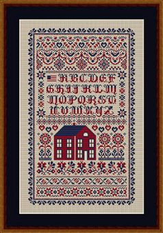 Happiness Is Heartmade - Red House Patriotic Sampler 