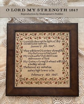 Shakespeare's Peddler - O Lord My Strength 1847 