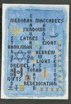 SamBrie Stitches Designs - Words To Live By - Hanukkah Edition 