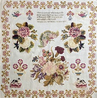 From The Heart - Susan Crowthers 1853 Sampler 